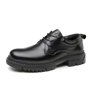 Angelo Ricci™ Derby Leather Shoes Comfortable Low Formal