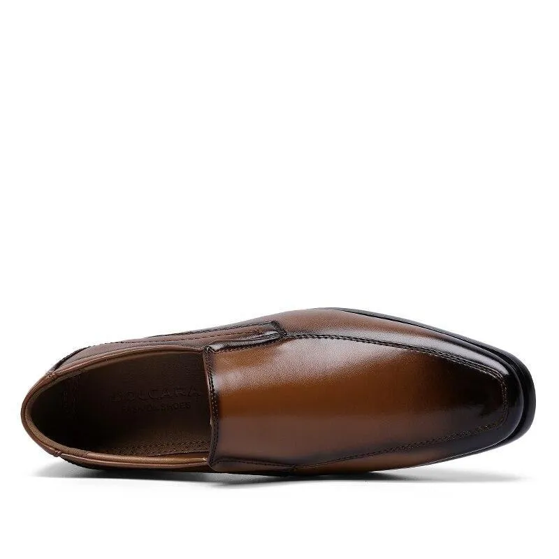 Angelo Ricci™ Fashion Leather Solid Suit Shoes