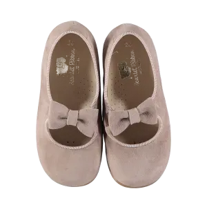First Steps Sophia Bow Shoes - Taupe