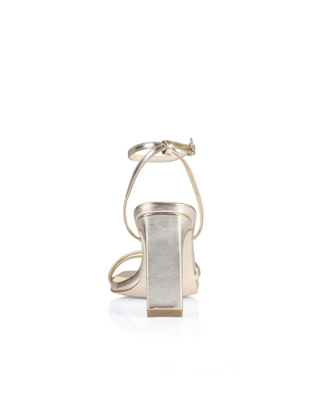 Kimmy Slim Strappy Heels - Champagne