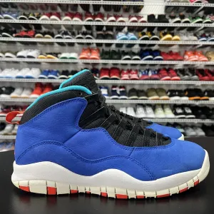 Nike Retro Air Jordan 10 Tinker Blue 310805-408 Men's Size 9.5 Missing Insoles