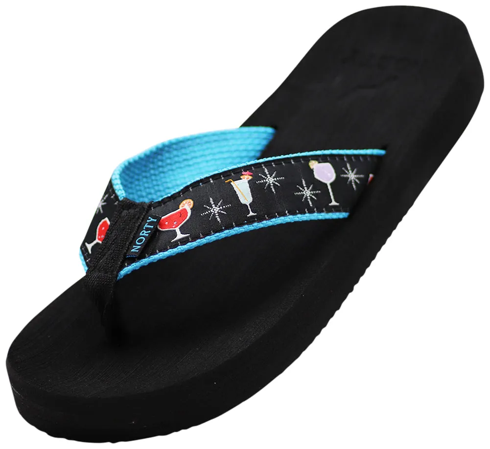 Norty Women's Casual Resort Wear Flip Flop Sandal for Everyday Comfort