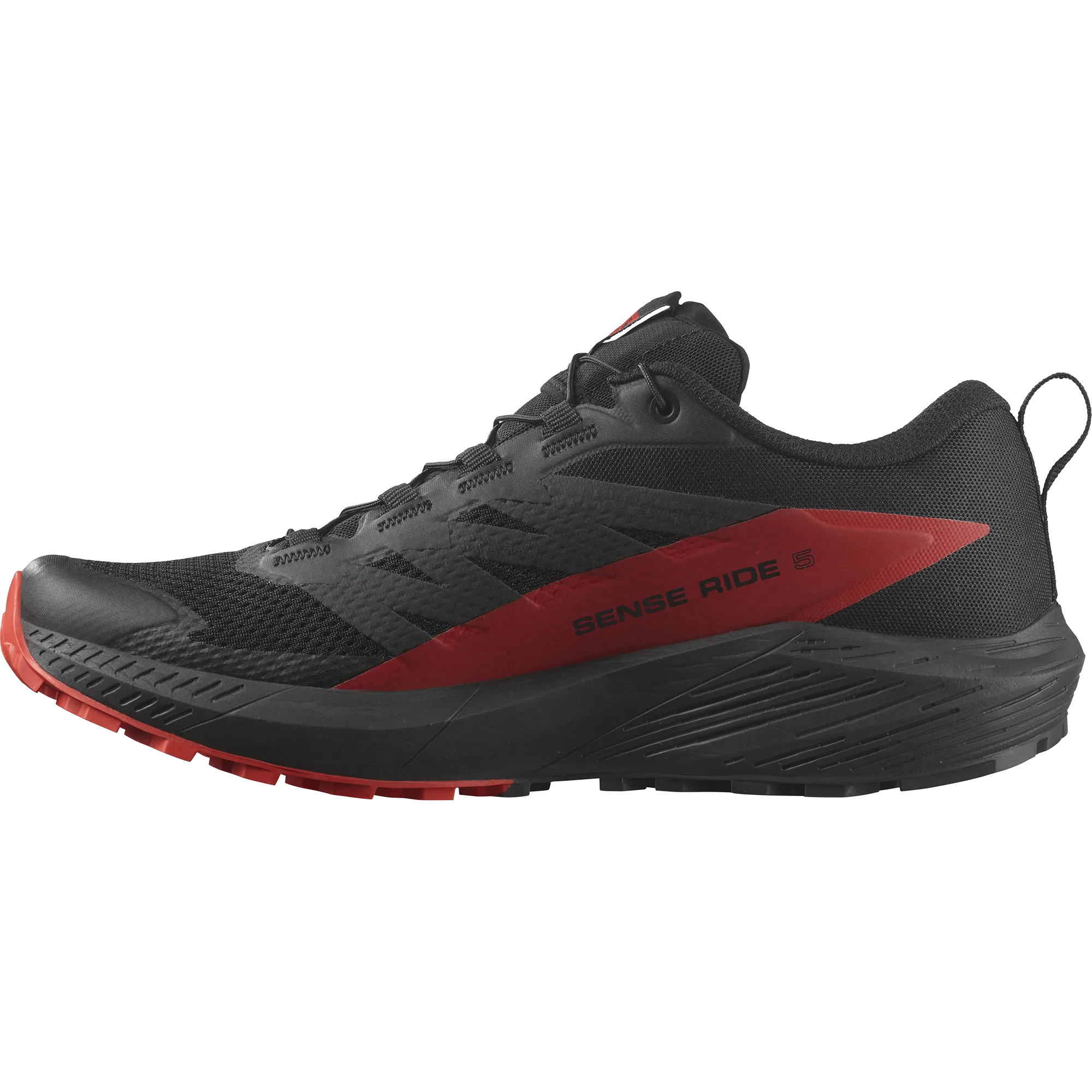 Salomon Sense Ride 5 Blk/Fiery Red