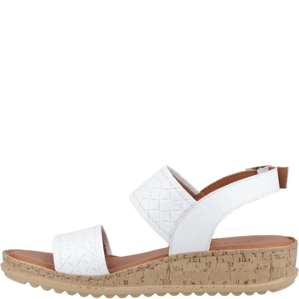 White Ebony Wide Fit Sandals